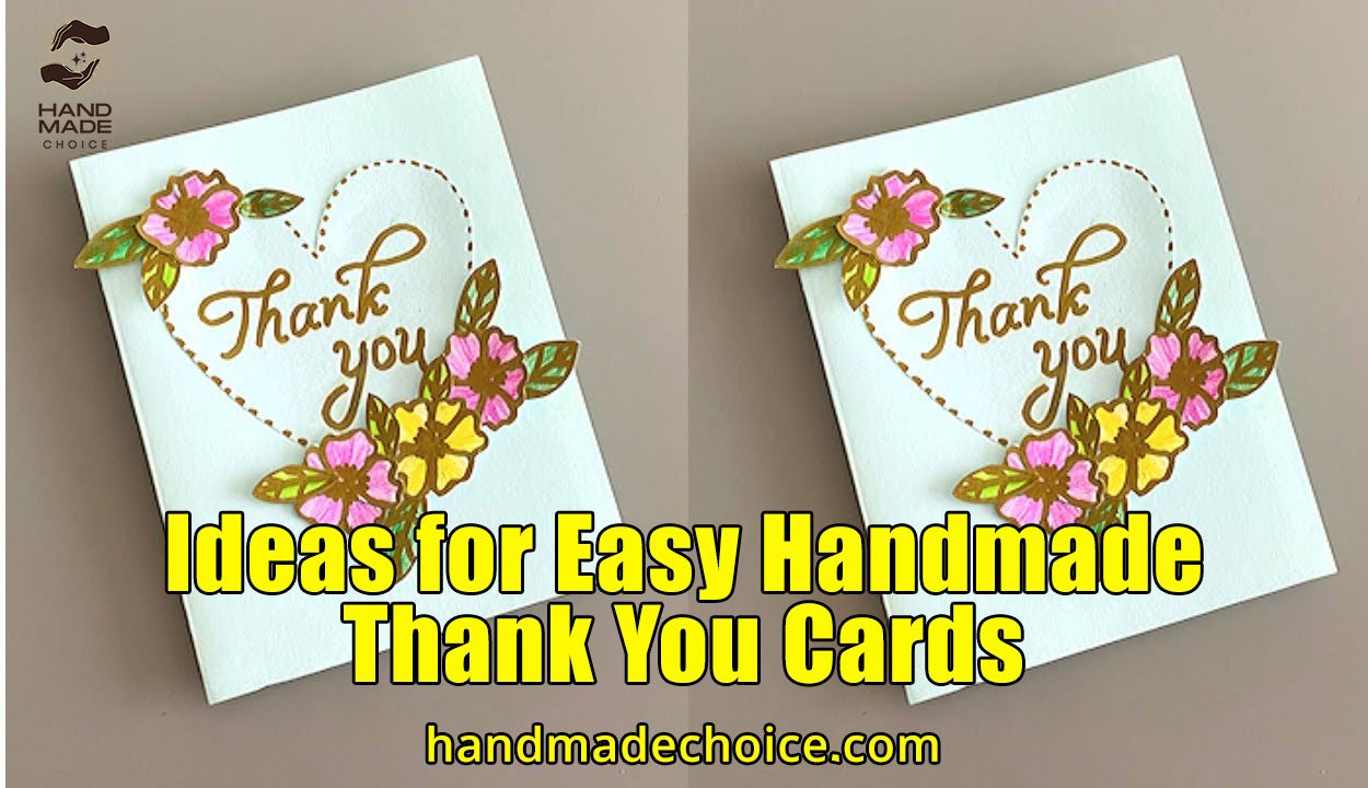 Ideas for Easy Handmade Thank You Cards